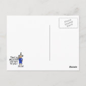 Mister Old Furz Birthday Spaß Postkarte (Rückseite)