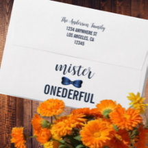 Mister Onederful Bow Krawatte 1. Geburtstag