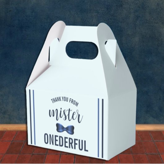 Mister Onederful Bow Krawatte 1. Geburtstag Geschenkschachtel