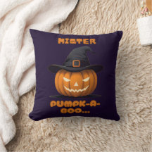 Mister Pumpk-A-Boo Halloween-Kürbis