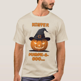 Mister Pumpk-A-Boo Halloween-Kürbis T-Shirt