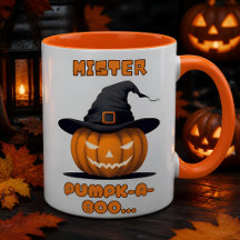 Mister Pumpk-A-Boo Halloween-Kürbis