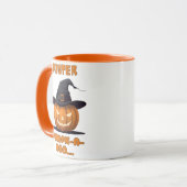 Mister Pumpk-A-Boo Halloween Pumpkin Tasse (Vorderseite Links)