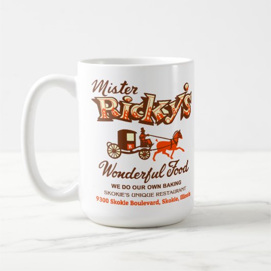 Mister Ricky's Restaurant, Skokie, Illinois Kaffeetasse (Links)