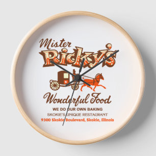 Mister Ricky's Restaurant, Skokie, Illinois Uhr
