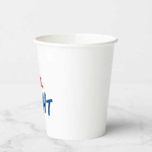 Mister Right Pappbecher (Links)