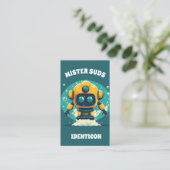 MISTER SUDS WASH mit QR-Code Visitenkarte (Stehend Vorderseite)