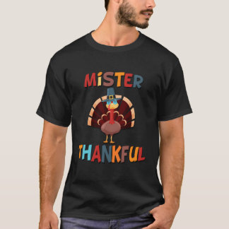 Mister Thankful Turkey Erntedank T-Shirt
