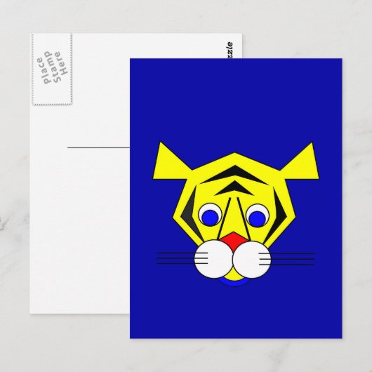 Mister Tiger Postkarte (Vorne/Hinten)