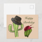 Mister und Miss Postkarte (Vorne/Hinten)
