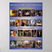 Misterios Del Santo Rosario Poster (Vorne)