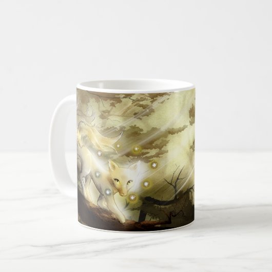 Mistic Fox Kaffeetasse (Vorderseite Links)