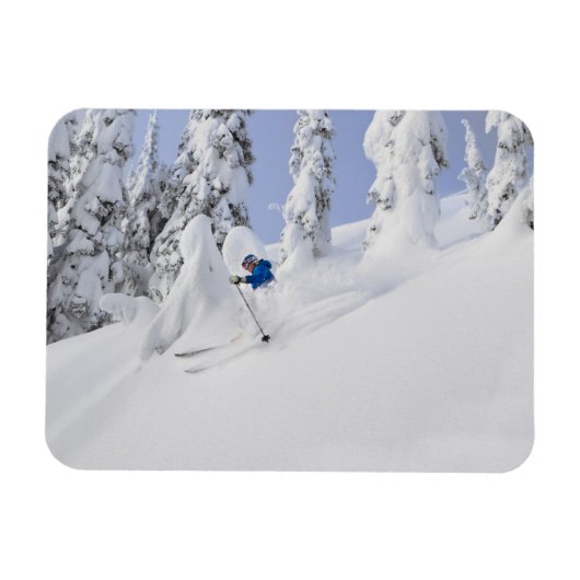 Mistie Fortin Ski Pulver Magnet (Horizontal)