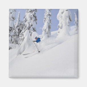 Mistie Fortin Ski Pulver Magnet