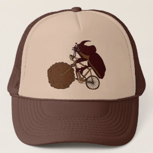 Mistkäfer-Reitfahrrad mit Mist-Rad Truckerkappe