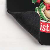 Mistle-toad Funny Christmas Toad Pun  Mousepad (Ecke)