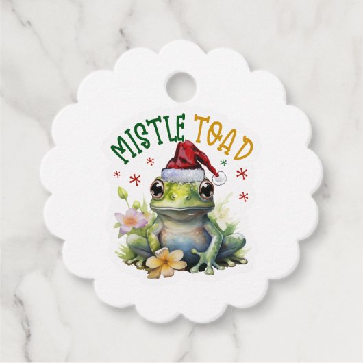 Mistle Toad Geschenkanhänger (Vorderseite)
