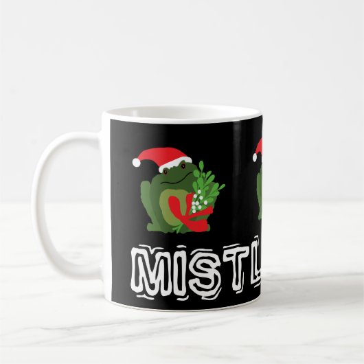 Mistle'toad Christmas Tasse (Links)