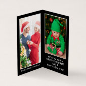 Mistle'toad, Foto Weihnachtskarte Visitenkarten (Innenseite)