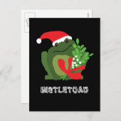 Mistle'toad Weihnachtsfeiertag Postkarte (Vorne/Hinten)