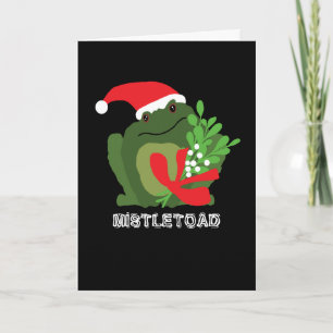 Mistle'toad Weihnachtskarte Feiertagskarte