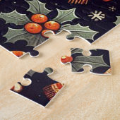 MistletoChristmas Pinguin Carolers mit Trompeten Puzzle (Seite)