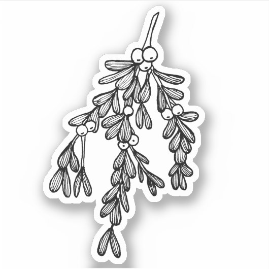 Mistletoe Aufkleber (Vorderseite)