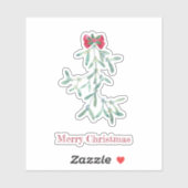 Mistletoe Aufkleber (Blatt)