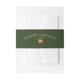Mistletoe Bells Christmas Einladungsbanderole