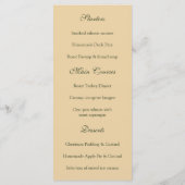 Mistletoe Bells Christmas Menükarte (Rückseite)