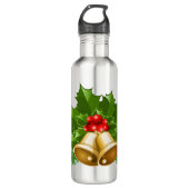 Mistletoe Bells Edelstahlflasche (Vorderseite)