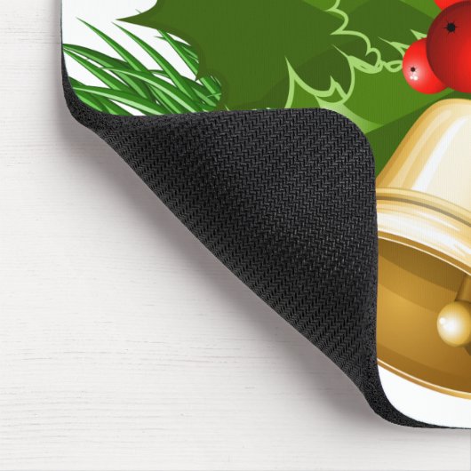 Mistletoe Bells Mousepad (Ecke)