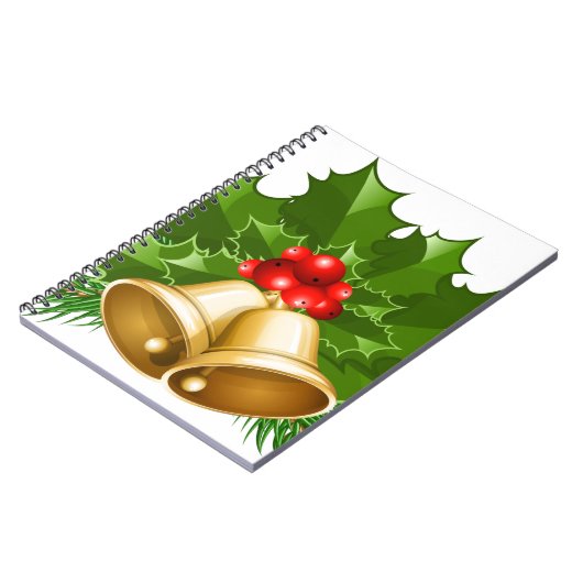 Mistletoe Bells Notizblock (Linke Seite)