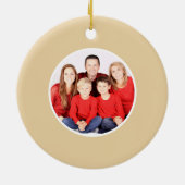 Mistletoe Bells - Pesonalisiertes Foto - Weihnacht Keramik Ornament (Hinten)