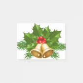 Mistletoe Bells Post-it Klebezettel (Vorderseite)