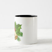 Mistletoe Bells Zweifarbige Tasse (Mittel)