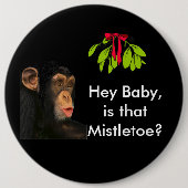 Mistletoe Christmas Button (Vorderseite)