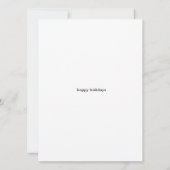 Mistletoe Christmas Card (Rückseite)