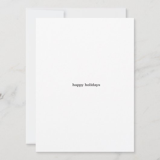 Mistletoe Christmas Card (Rückseite)