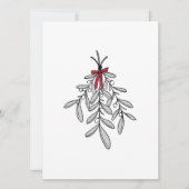 Mistletoe Christmas Card (Vorderseite)