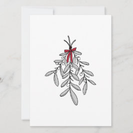 Mistletoe Christmas Card