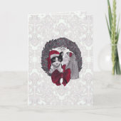 Mistletoe Christmas Card Karte (Vorderseite)