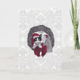 Mistletoe Christmas Card Karte