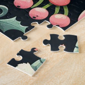 Mistletoe Christmas Carolers Komposition Puzzle (Seite)