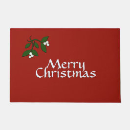 Mistletoe Christmas Design Fußmatte