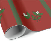 Mistletoe Christmas Design Geschenkpapier (Rolleneckpunkt)