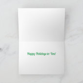 Mistletoe Christmas Feiertagskarte (Innenseite)