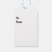 Mistletoe Christmas Geschenkanhänger (Rückseite)