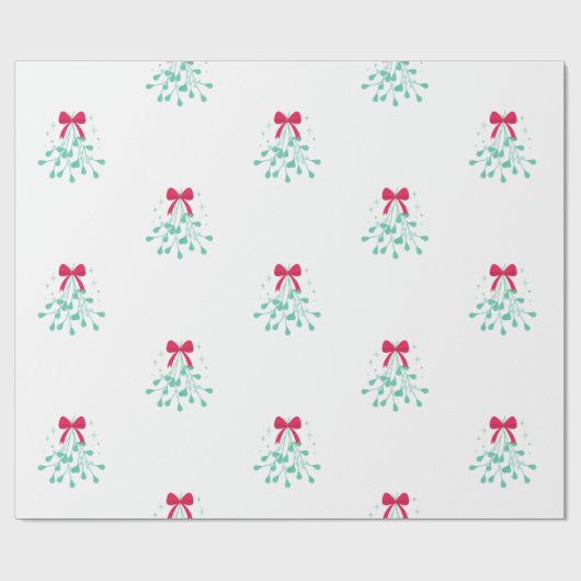 Mistletoe Christmas Geschenkpapier (Flach)