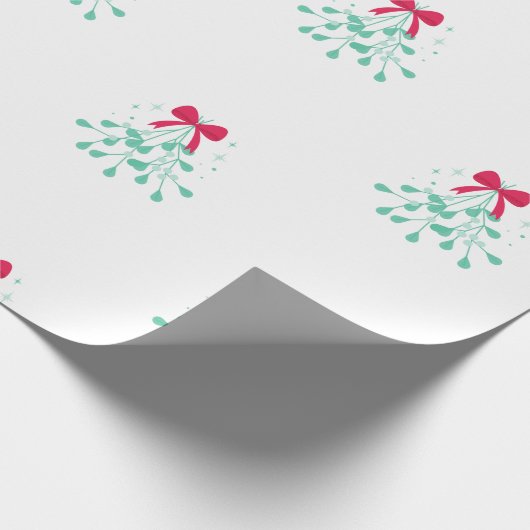 Mistletoe Christmas Geschenkpapier (Ecke)